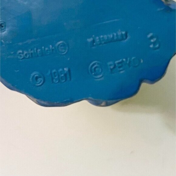 Vtg Mermaid Smurfette Smurf Figure PVC Display Smurfs Toy Schleich W Germany - Picture 11 of 14